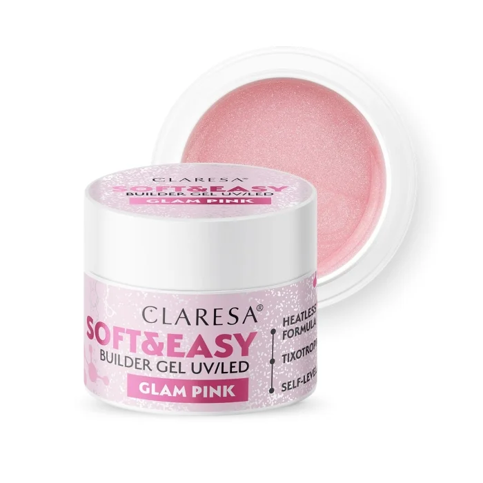 Claresa Soft & Easy Builder Gel Glam Pink 45g