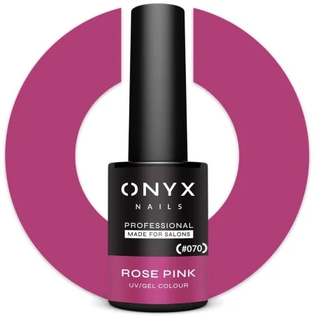 Onyx Esmalte Semipermanente 070 Rose Pink 7 ml