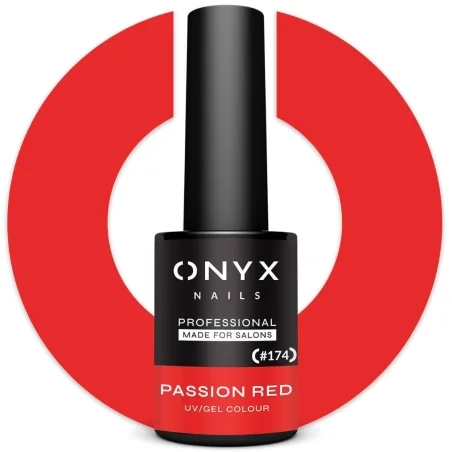 Onyx Esmalte Semipermanente 174 Passion Red 7ml