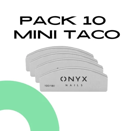 PACK 10 Mini Tacos Pulidores Onyx