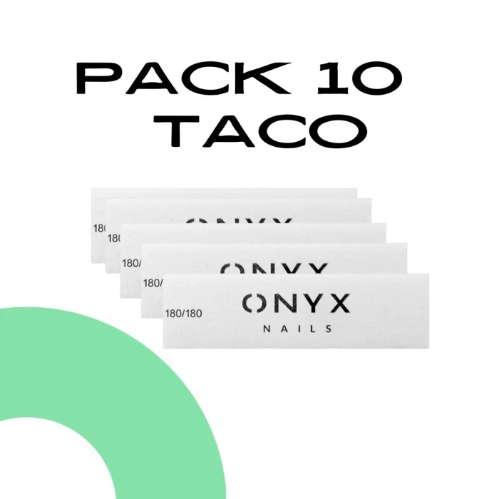 PACK 10 Tacos Pulidores Onyx