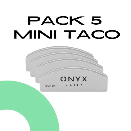 PACK 5 Mini Tacos Pulidores Onyx