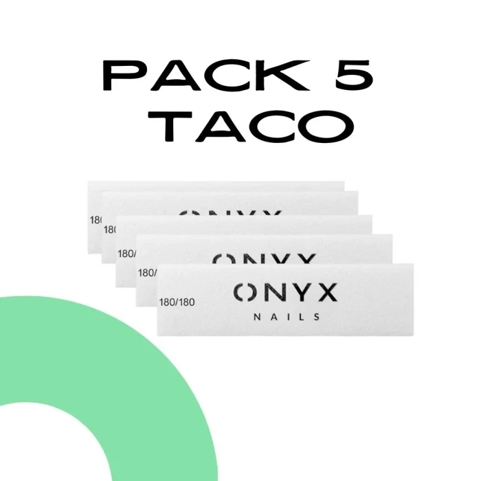PACK 5 Tacos Pulidores Onyx