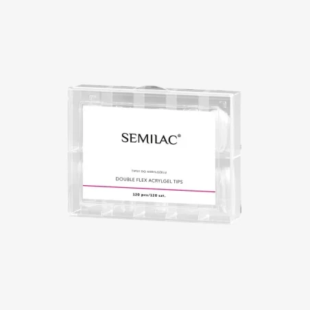 Semilac Acrylgel Double Flex Tips 120 unidades