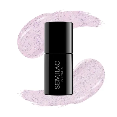 Semilac Base 5en1 Extend 806 Glitter Delicate Pink 7ml