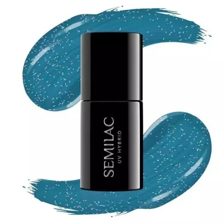 Semilac Esmalte Semipermanente 324 Sea Blue Shimmer 7ml