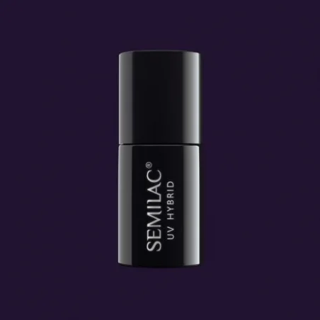 100 Esmalte semipermanente Semilac Black Purple 7ml
