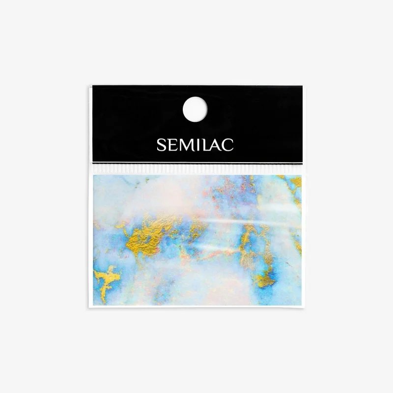 07 Decoraciones Semilac Foil Blue Marble