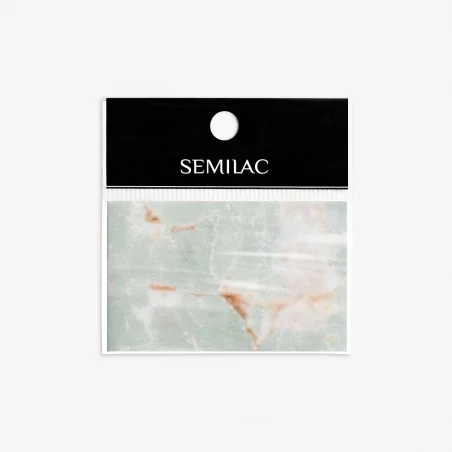 10 Decoraciones Semilac Foil Grey Marble