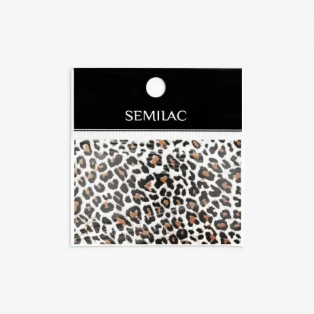 17 Decoraciones Semilac Foil Snow Leopard