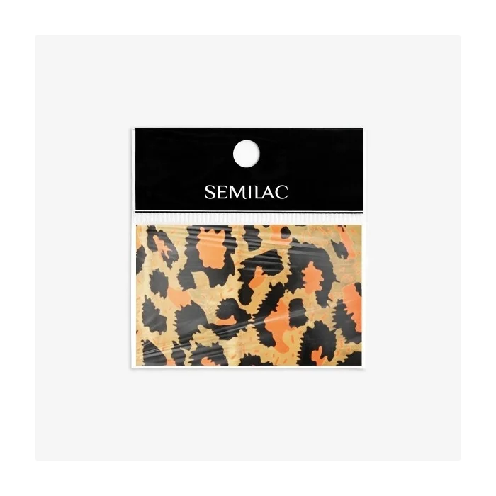 19 Decoraciones Semilac Foil Leopard