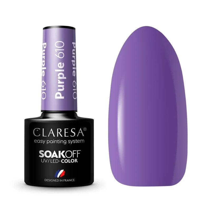 Claresa UV Esmalte Semipermanente 610 Purple 5ml