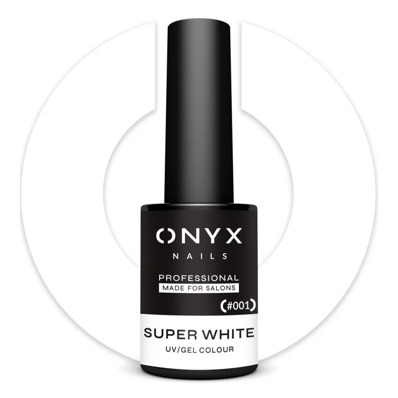 Onyx Esmalte Semipermanente 001 Super White 7 ml