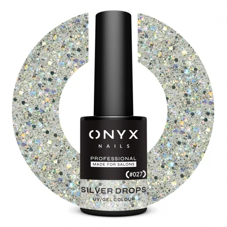 Onyx Esmalte Semipermanente 027 Silver Drops 7ml