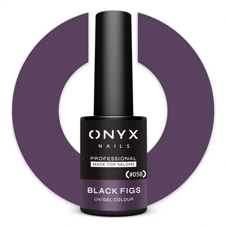 Onyx Esmalte Semipermanente 058 Black Figs 7ml