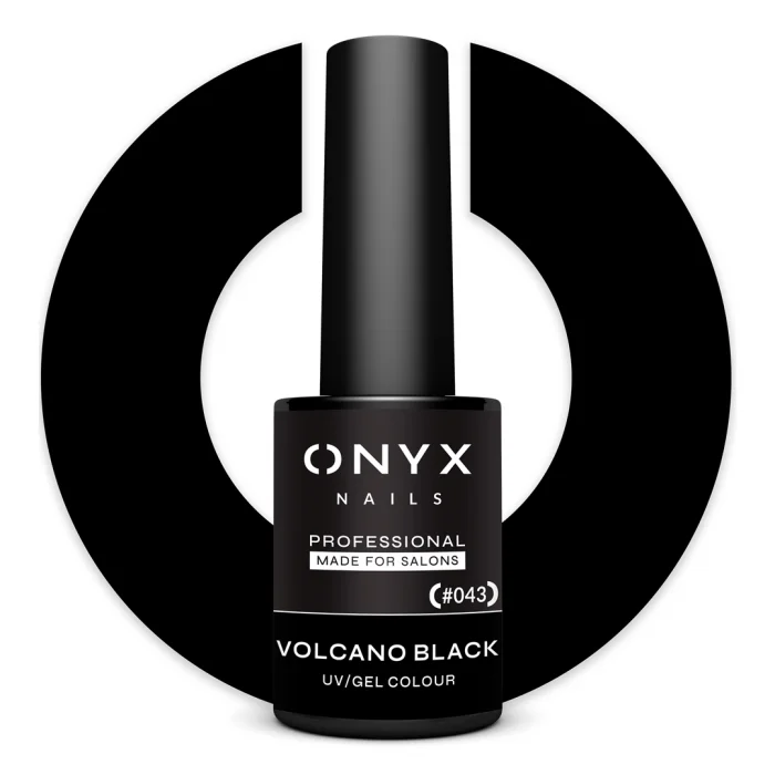 Onyx Esmalte Semipermanente 043 Volcano Black 7ml