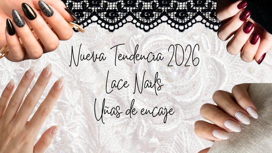 Nueva tendencia: Lace nails 2026 – 6 ideas de uñas de encaje para inspirarte
