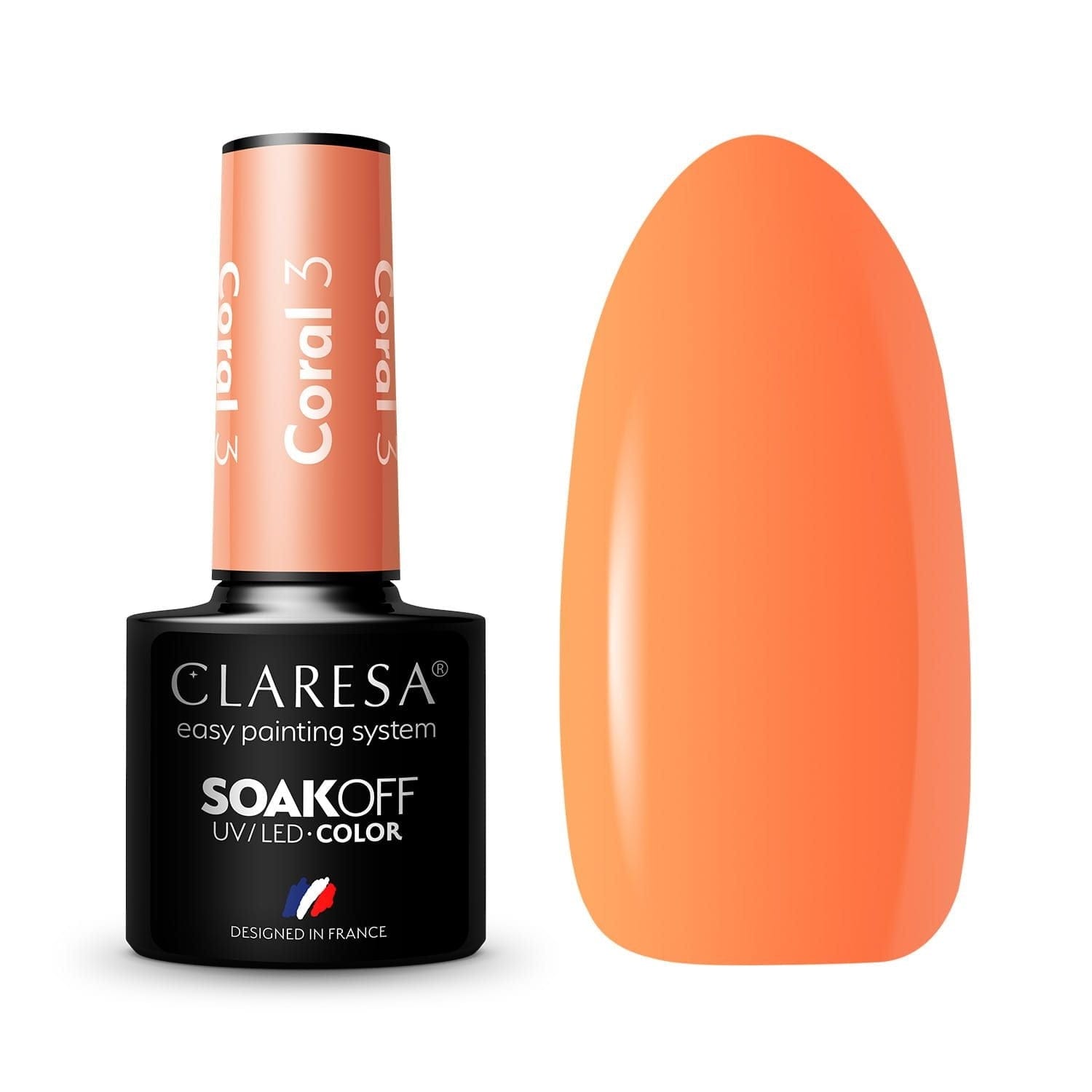 Claresa Esmalte Semipermanente Coral 3 5g