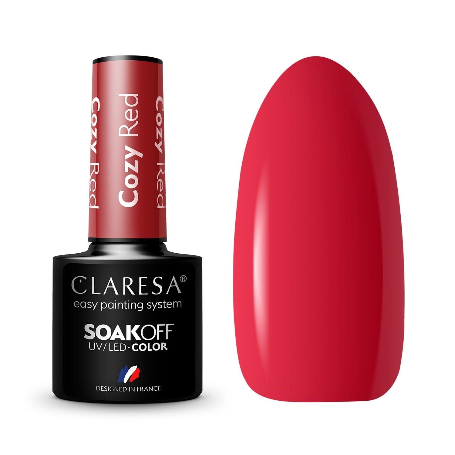 Claresa Esmalte Semipermanente Cozy Red 5g