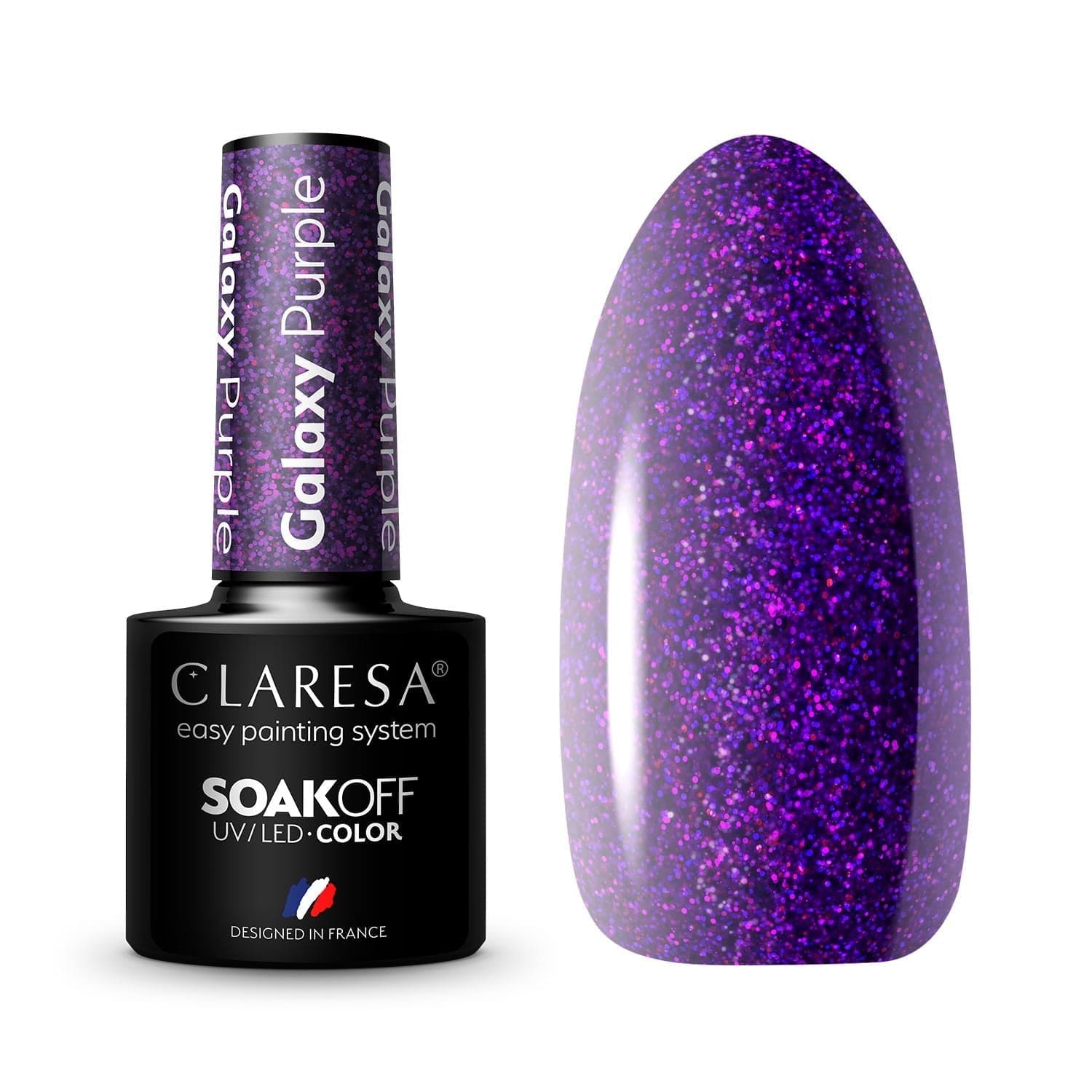 Claresa Esmalte Semipermanente Galaxy Purple 5g