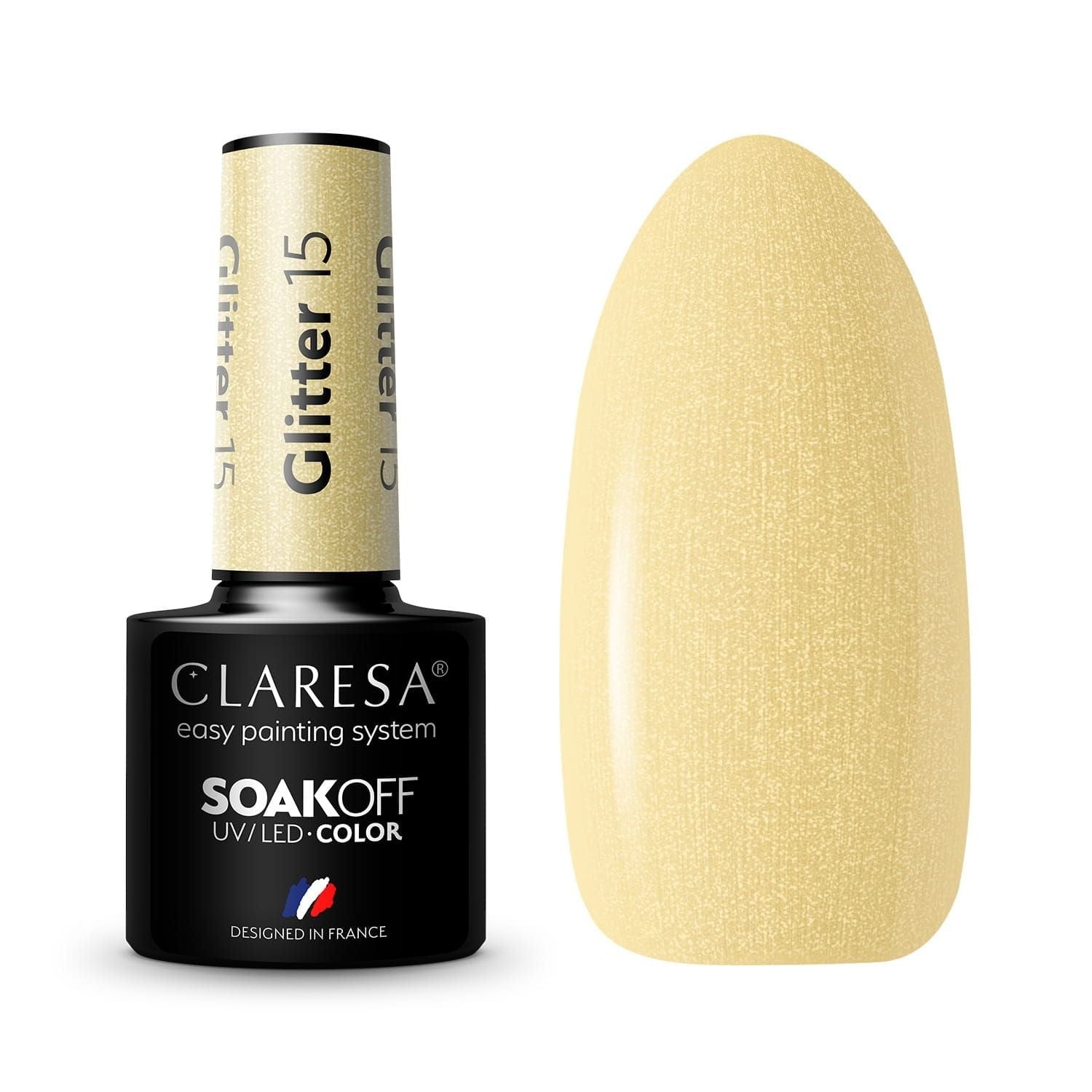 Claresa Esmalte Semipermanente Glitter 15 5g