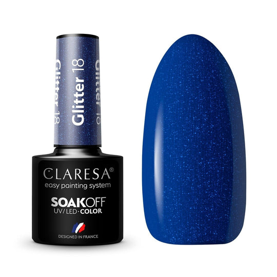 Claresa Esmalte Semipermanente Glitter 18 5g