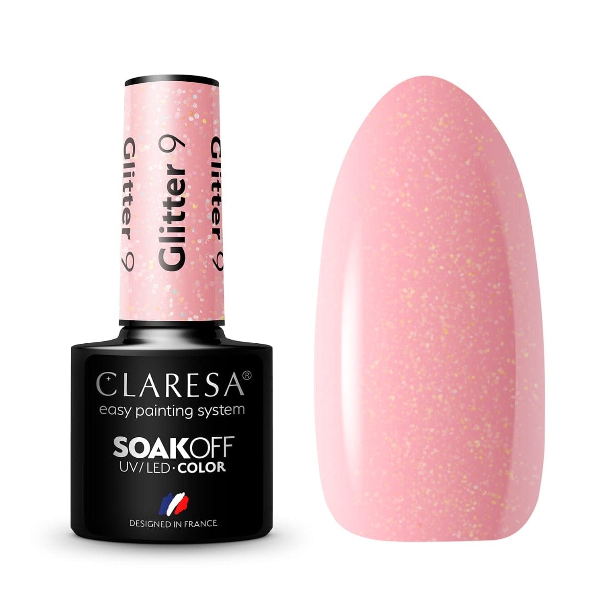 Claresa Esmalte Semipermanente Glitter 9 5g