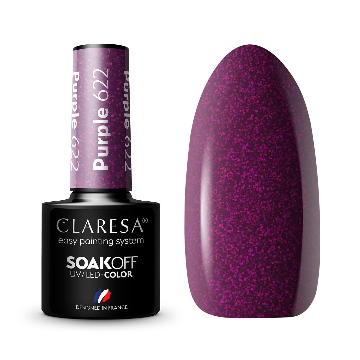 Claresa Esmalte Semipermanente Purple 622 5g