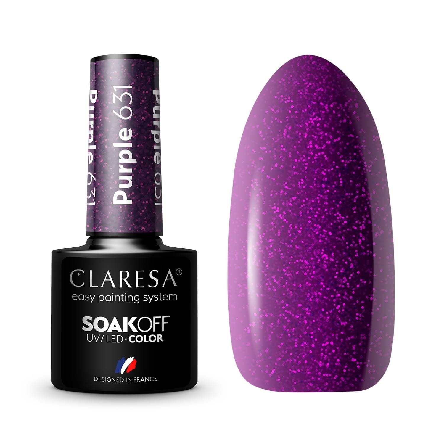 Claresa Esmalte Semipermanente Purple 631 5g