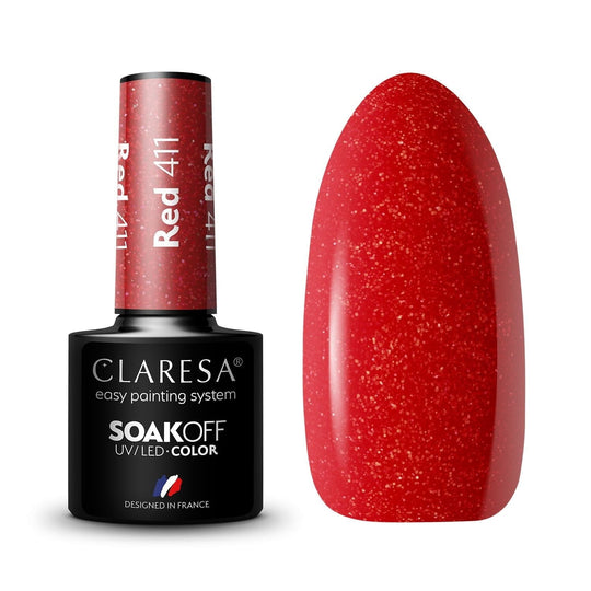 Claresa Esmalte Semipermanente Red 411 5g