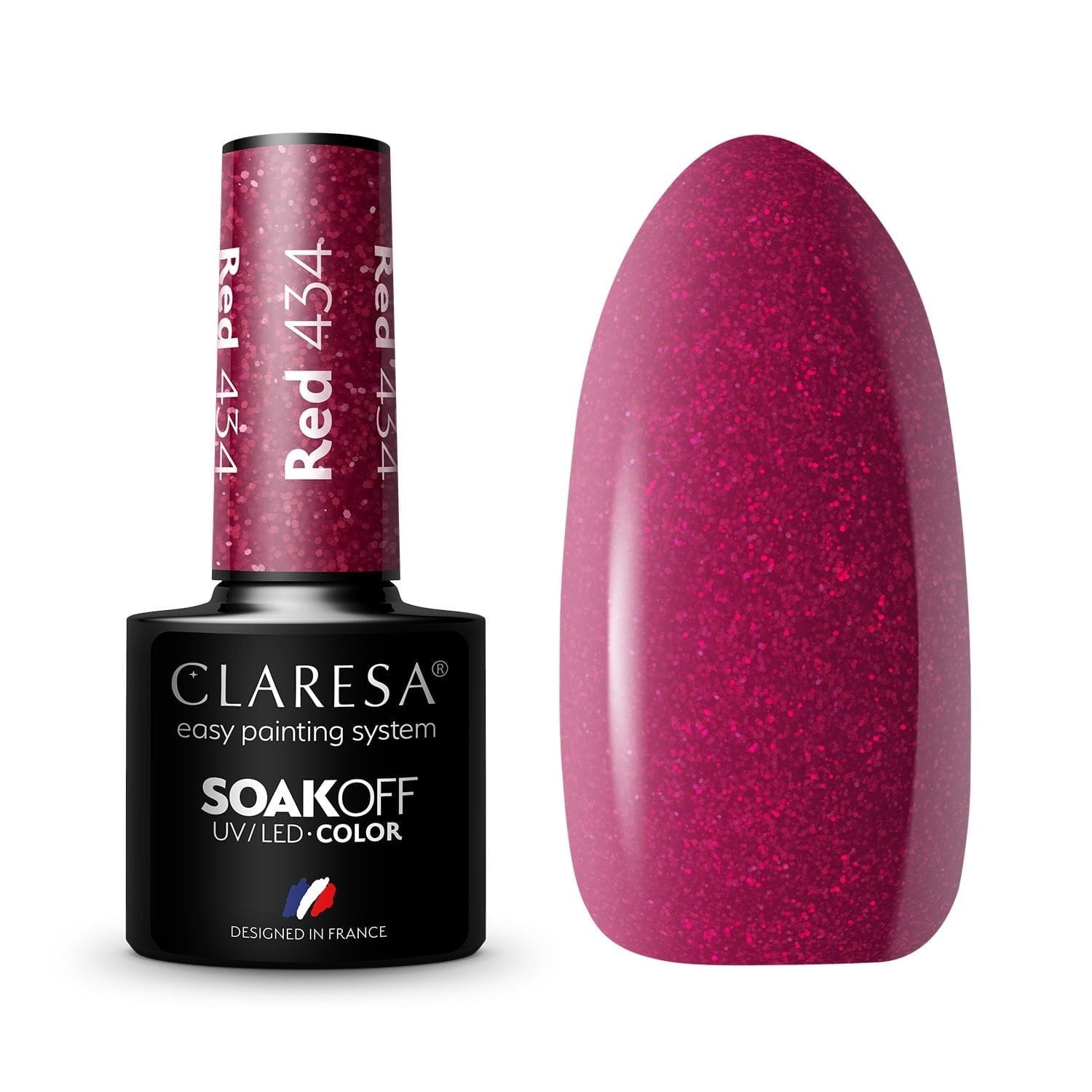 Claresa Esmalte Semipermanente Red 434 5g