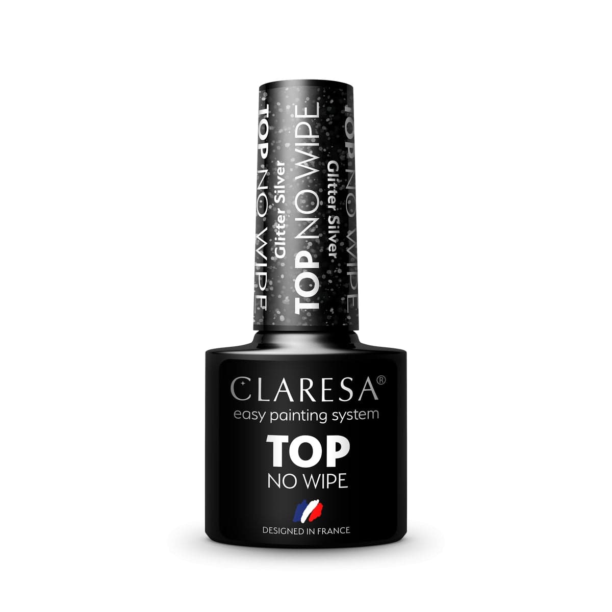 Claresa Top No Wipe Glitter Silver  5g