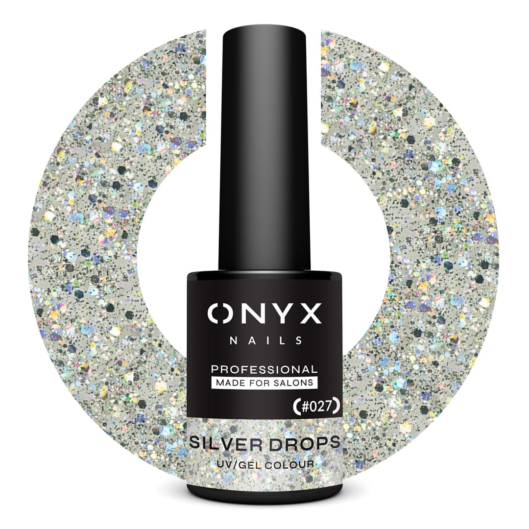 Onyx Nails Esmalte Semipermanente 027 Silver Drops 7ml