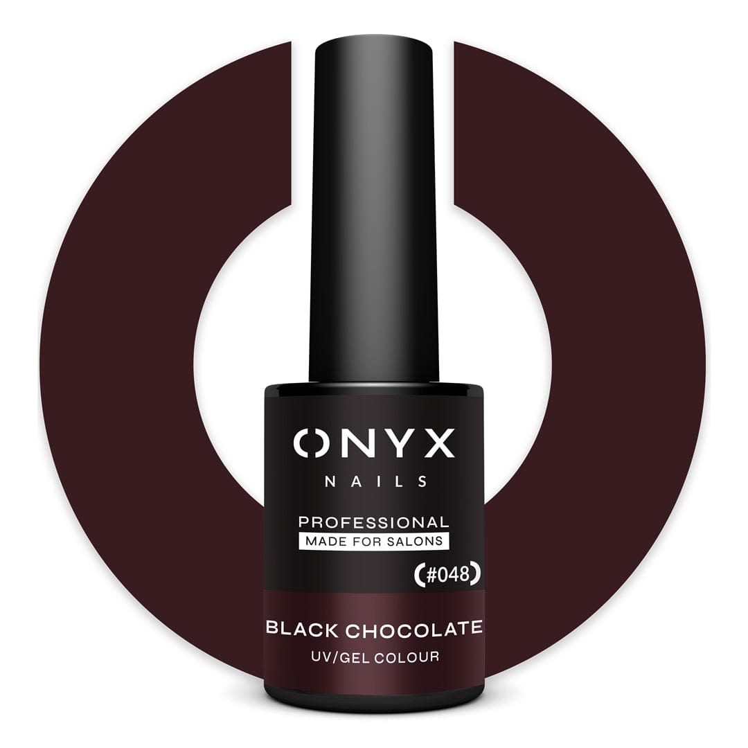 Onyx Nails Esmalte Semipermanente 048 Black Chocolate 7ml