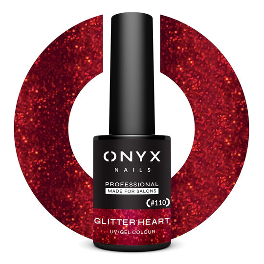 Onyx Nails Esmalte Semipermanente 110 Glitter Heart 7ml