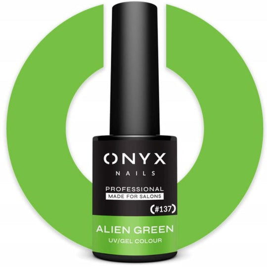 Onyx Nails Esmalte Semipermanente 137 Alien green 7ml