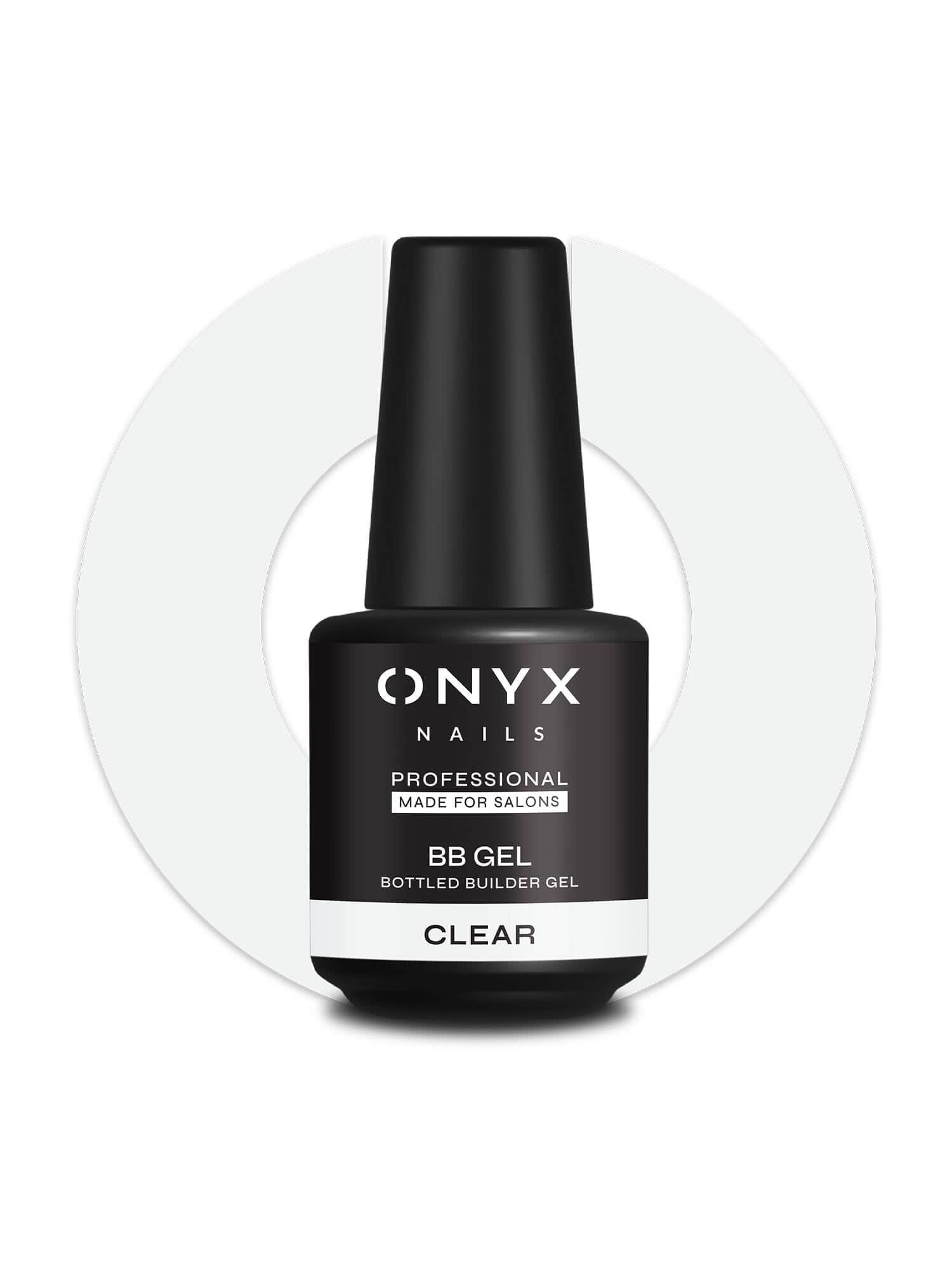 Onyx Nails Gel de construcción o builder gel en botella BB1 - Transparente 15ml