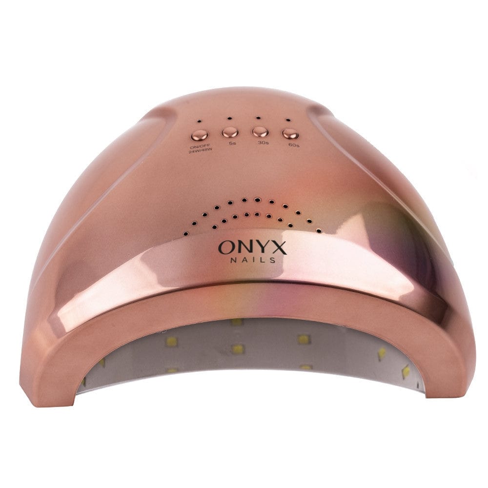 Onyx Nails Lampara UV/LED 48W Rosa Holografica