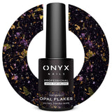 Onyx Nails Top Coat No Wipe Effect T05 Opal Flakes