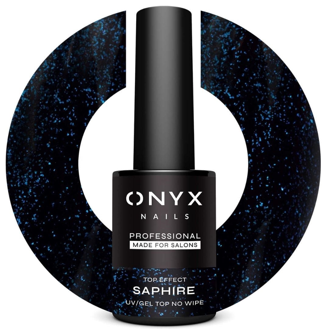 Onyx Nails Top Coat No Wipe Effect T09 Saphire 7ml