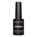 Onyx Nails Top Coat No Wipe Great Gloss 7 ml