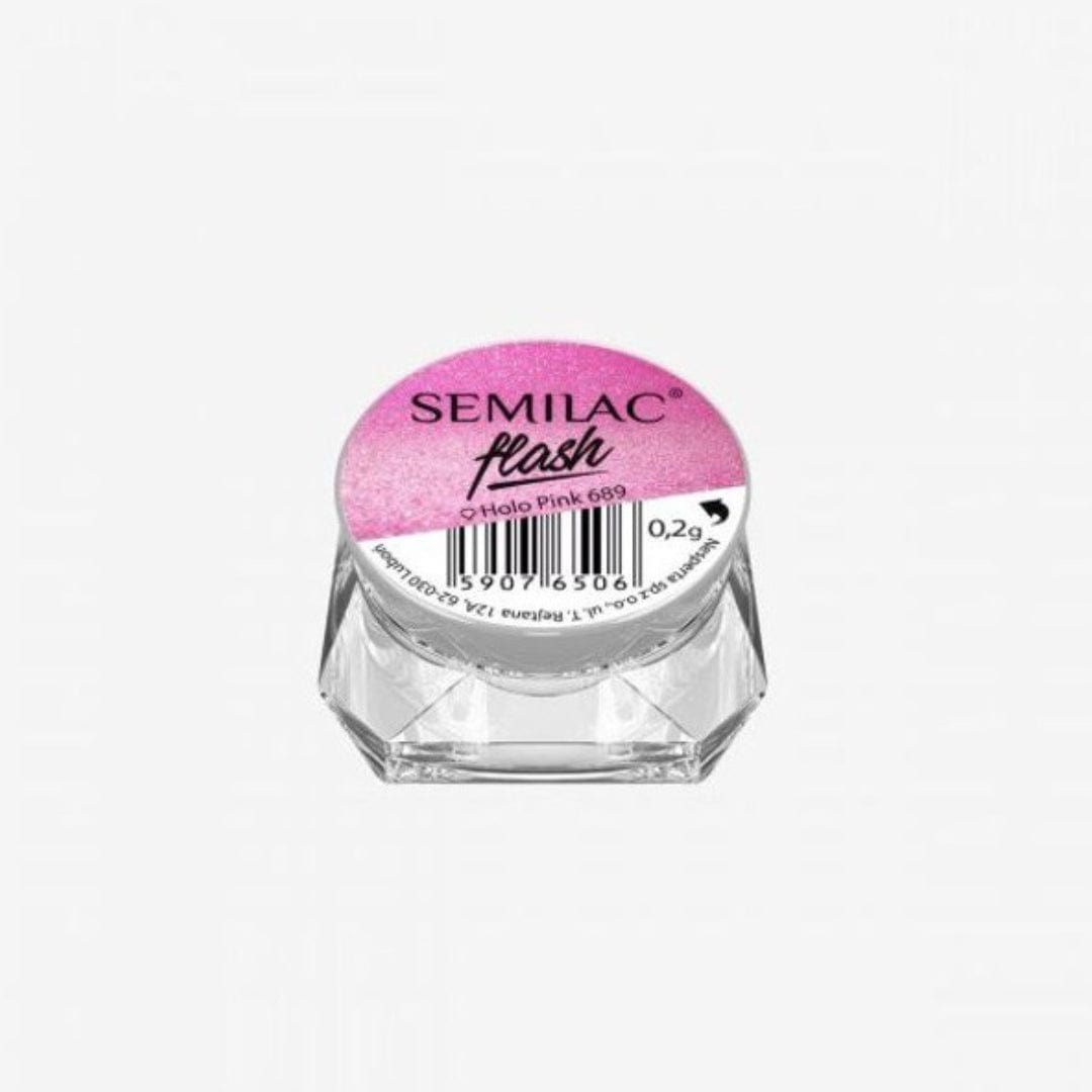 Semilac Flash Holo Pink 689