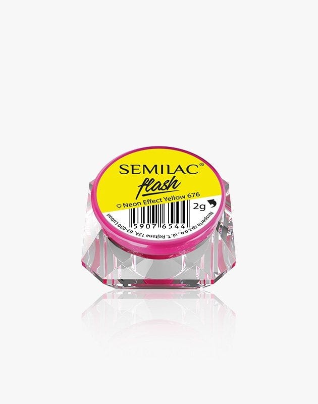 Semilac Flash Neon Effect 676 Yellow