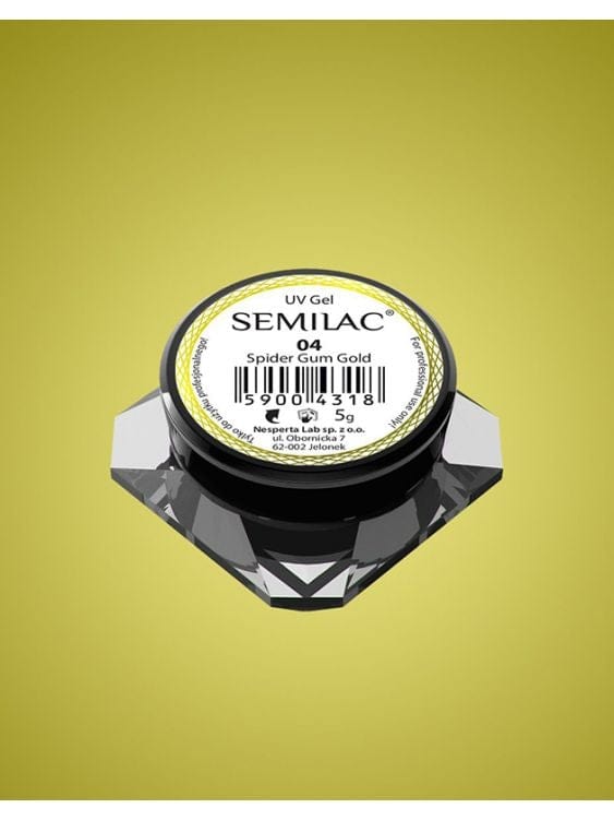 Semilac Spider Gum 04 Gold 5g